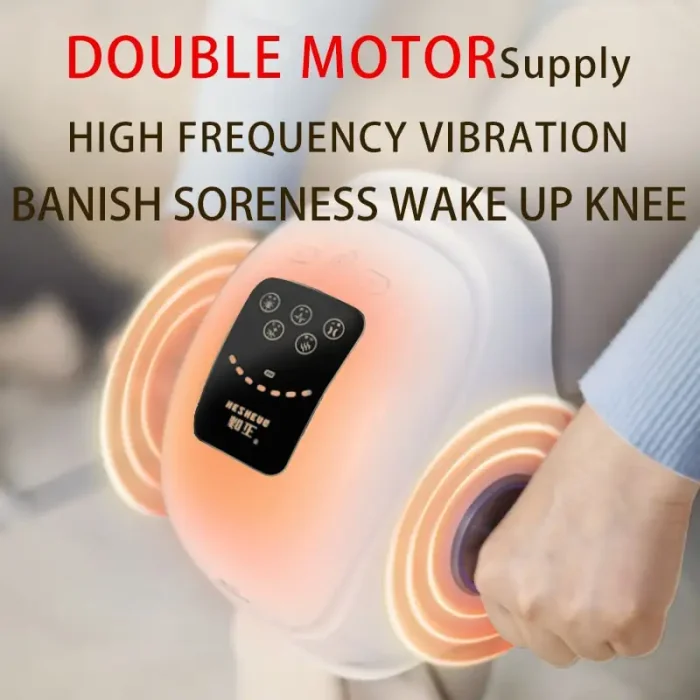 HEZHENG Electric Air Pressure Heating Vibration Arthritis Pain Relief Knee Joint Massager Knee Care Machine for Adult Elder - Image 3