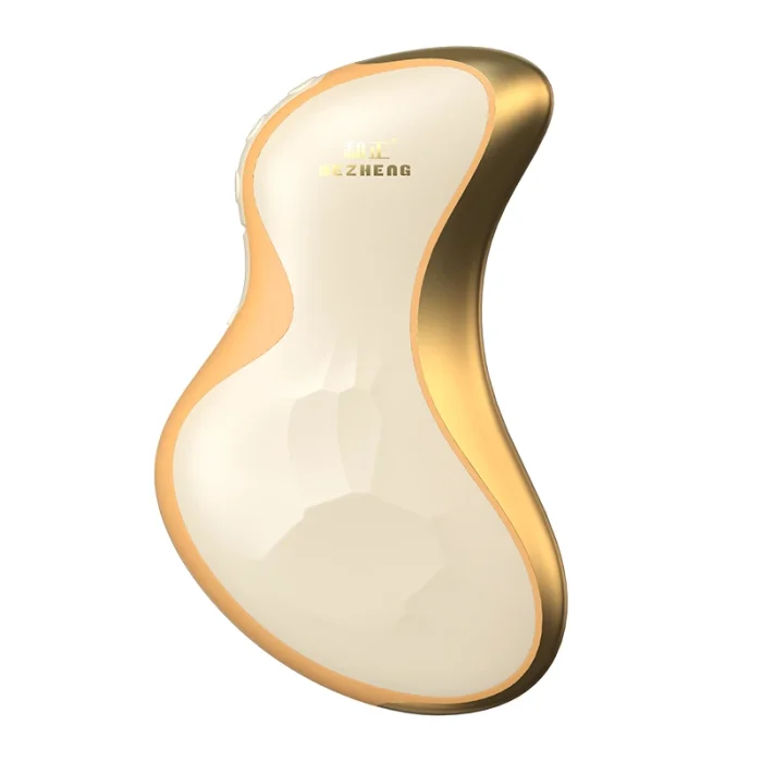 2024 Hot Products Portable LED Light Guasha Massager Face Neck Personal Home Use Electric Heating Board Vibration Whitening