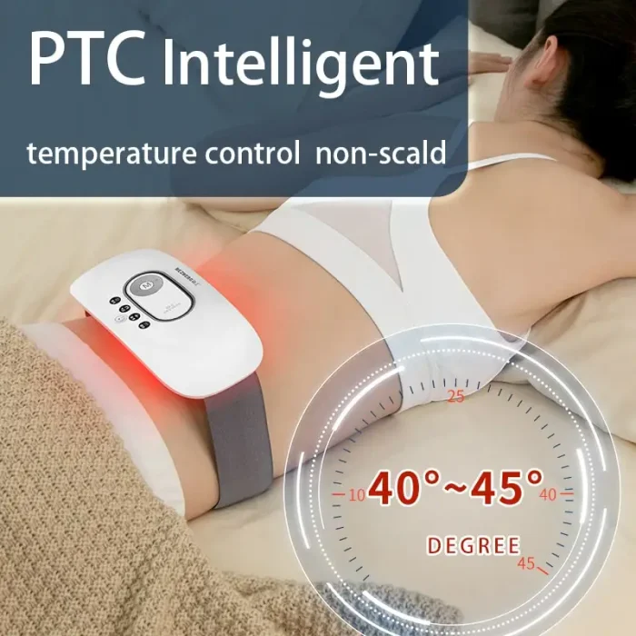 2023  Lumbar Muscle Strain Wireless Air Pressure Massage Electric Pain Relief Smart Waist Massager EMS Infrared Heating Relieves - Image 3