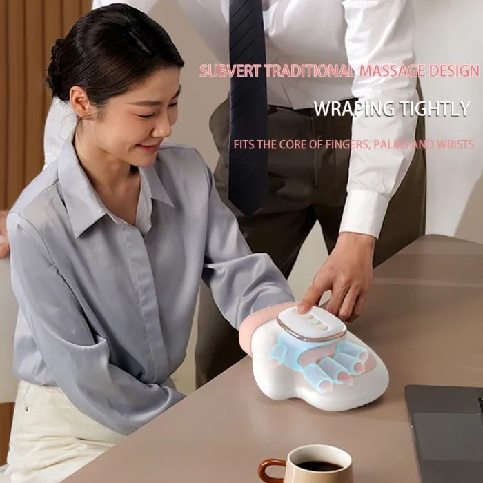 2025 NEW Massage Product Fingers Palm Massager Wireless Electric Hand Massager With Heat - Image 4