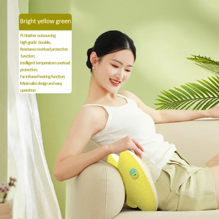 Dropshipping Products 2025 Full Body Neck Infrared Heated Massage Pillow Electric Back Massager Pillow Waist Massager 2 Modes - Image 5