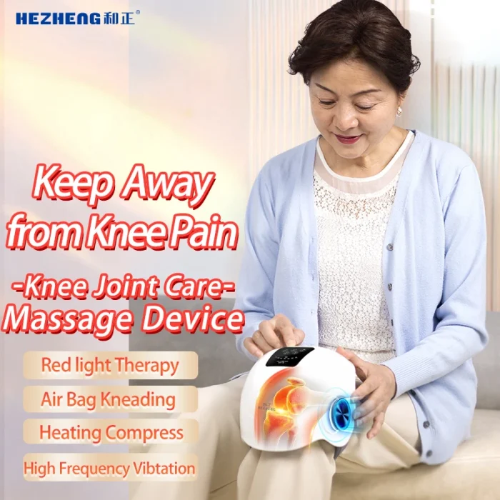 HEZHENG Electric Air Pressure Heating Vibration Arthritis Pain Relief Knee Joint Massager Knee Care Machine for Adult Elder - Image 6