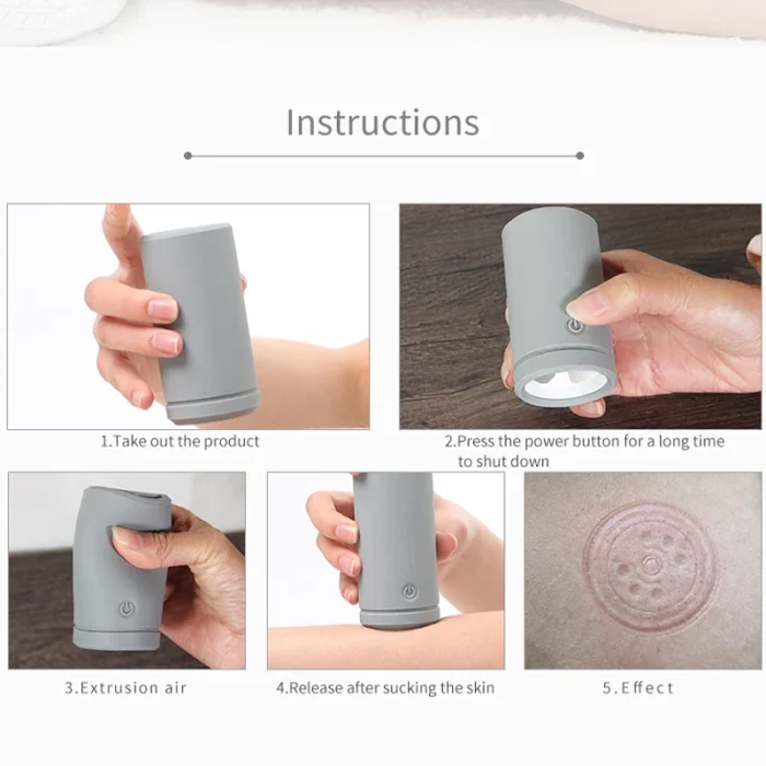 2024 Best Selling Products Chinese Smart Vacuum Cupping Therapy Massager Portable Vacuum Therapy Suction Cupping with CE ROHS - Image 3