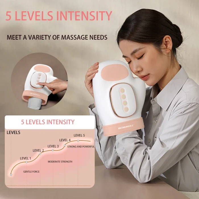 2025 NEW Massage Product Fingers Palm Massager Wireless Electric Hand Massager With Heat - Image 3