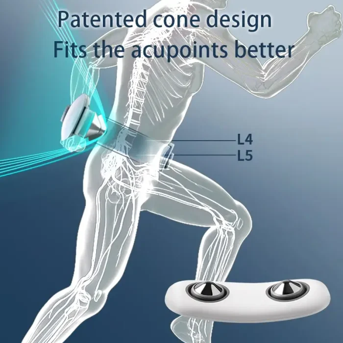 2023  Lumbar Muscle Strain Wireless Air Pressure Massage Electric Pain Relief Smart Waist Massager EMS Infrared Heating Relieves - Image 5