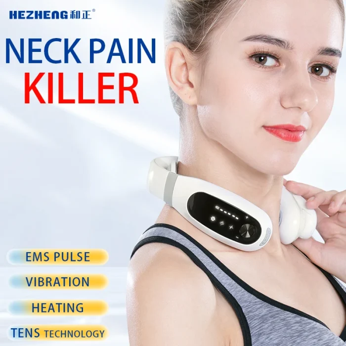 2025 New Ideas Smart Health Wellness Neck Shoulder Massager TENS Heating Therapy EMS Muscle Pain Relief Smart Cervical Massage - Image 3