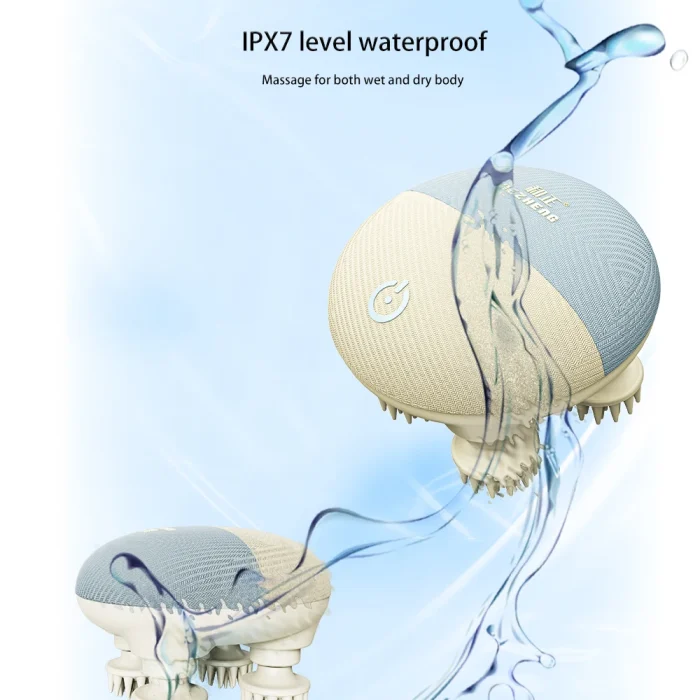 New Trends Products 2025 Head Scalp Massage Device Japanese Head Spa IPX7 Waterproof Scalp Head Massager With Red Light - Image 2