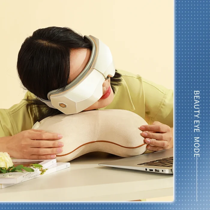 New Product Ideas 2025 Smart Eye Massage Machine Air Compression Heat Eye Massager With Music Bluetooth - Image 5