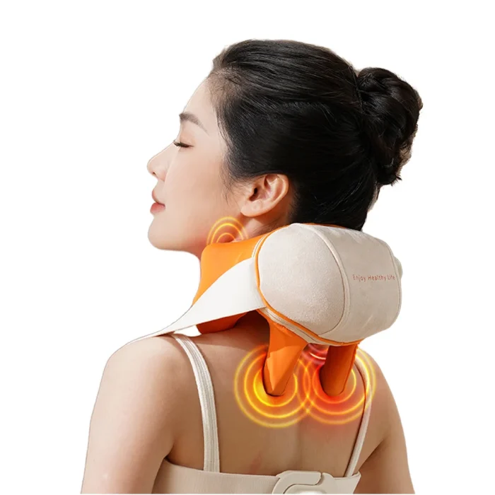 2025 Latest Multifunctional Shiatsu Electric Neck and Shoulder Massager Body Heat Pain Care Product Targeted for Comfort Relax