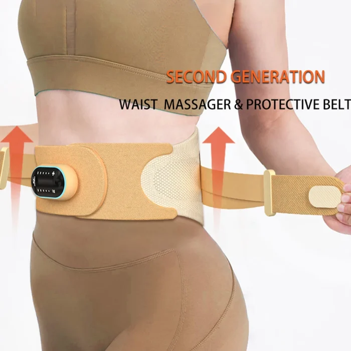 2025 NEW Ideas Electric Medical Back Brace Lumbar Belt Weight Loss Slimming Massage Heated Low Back Massager - Image 6