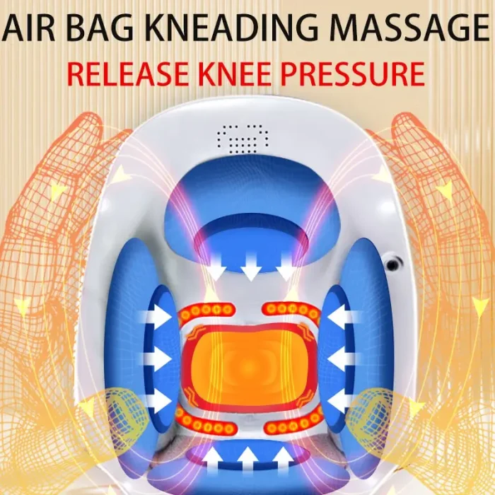 HEZHEGN New Electric Knee Massage Machine With Air Compress,Heating,Vibration,Pulse for Joint Pain Relief Physical Therapy - Image 2