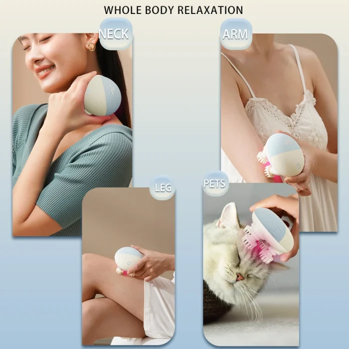 New Trends Products 2025 Head Scalp Massage Device Japanese Head Spa IPX7 Waterproof Scalp Head Massager With Red Light - Image 6