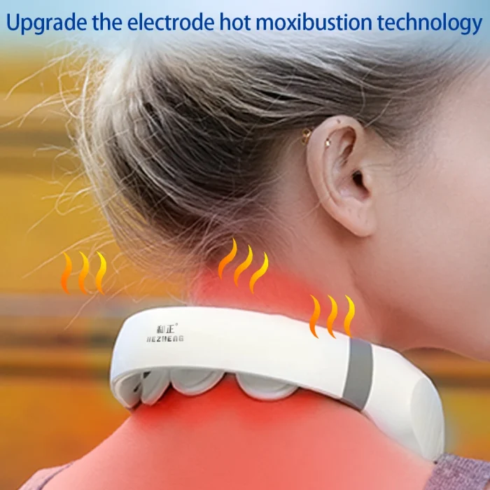 2025 New Ideas Smart Health Wellness Neck Shoulder Massager TENS Heating Therapy EMS Muscle Pain Relief Smart Cervical Massage - Image 2