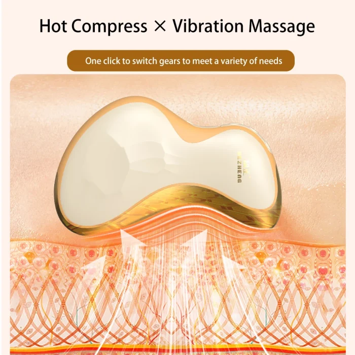 Popular Product 2025 Skin Beauty Scraping Face Neck Lifting Massager Personal Home Use Electric Heating Vibration Gua Sha Board - Image 3