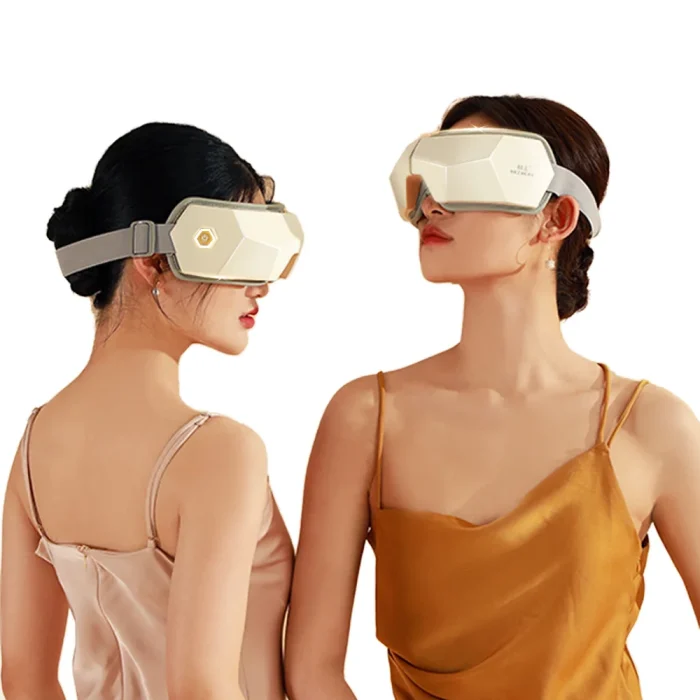 New Product Ideas 2025 Smart Eye Massage Machine Air Compression Heat Eye Massager With Music Bluetooth
