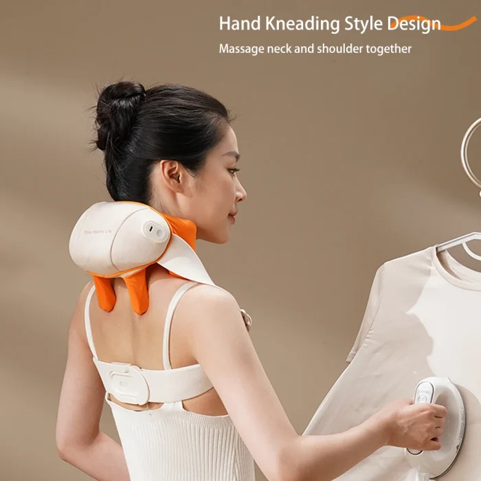 2025 Latest Multifunctional Shiatsu Electric Neck and Shoulder Massager Body Heat Pain Care Product Targeted for Comfort Relax - Image 3