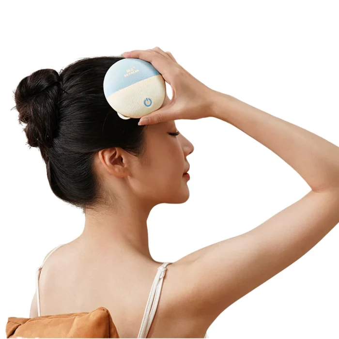 New Trends Products 2025 Head Scalp Massage Device Japanese Head Spa IPX7 Waterproof Scalp Head Massager With Red Light