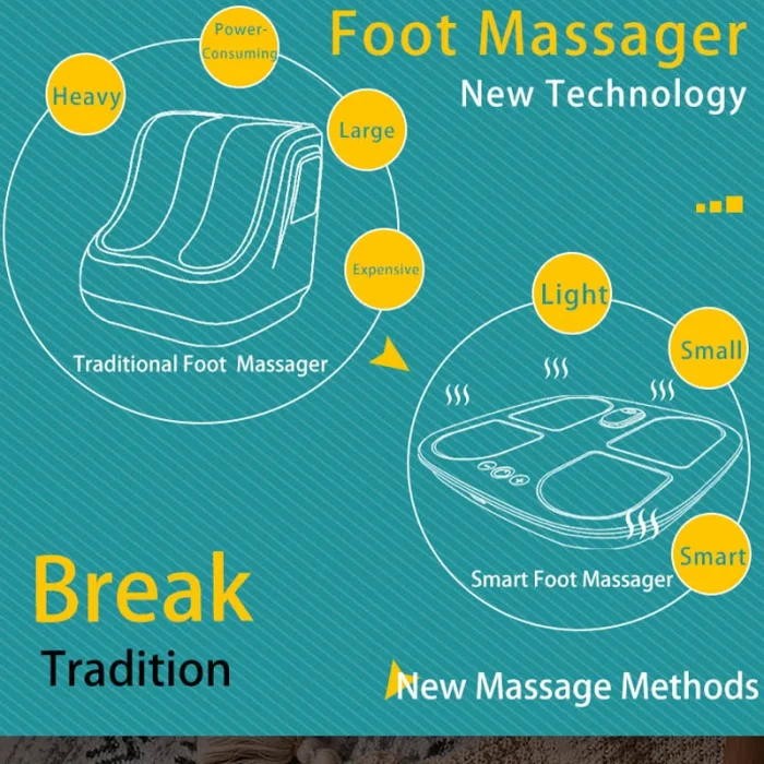 Hot Selling Products TENS Massage Pad Feet Muscle Stimulator Massage Mat Electric Vibrating EMS Foot Massager - Image 6