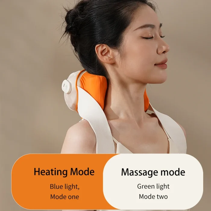 2025 Latest Multifunctional Shiatsu Electric Neck and Shoulder Massager Body Heat Pain Care Product Targeted for Comfort Relax - Image 4