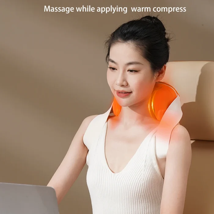 2025 Latest Multifunctional Shiatsu Electric Neck and Shoulder Massager Body Heat Pain Care Product Targeted for Comfort Relax - Image 5