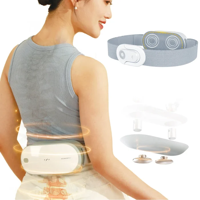 Wireless Waist Back Massager - Convenient and Cordless Design for Easy Use Anywhere Waist Massage Machine