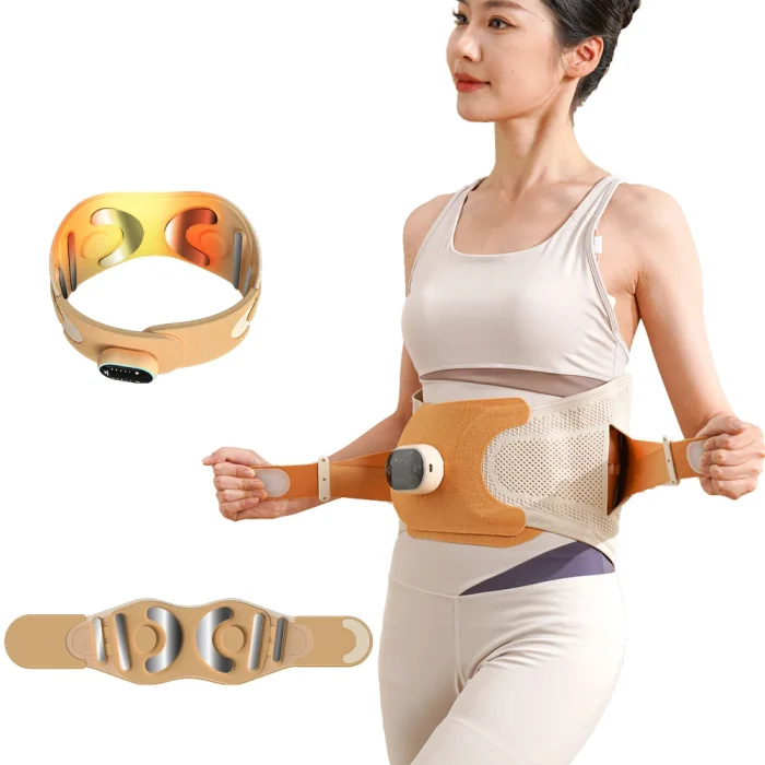 2025 NEW Ideas Electric Medical Back Brace Lumbar Belt Weight Loss Slimming Massage Heated Low Back Massager